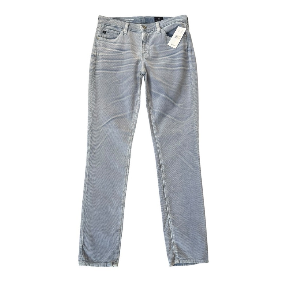 AG Adriano Goldschmied Prima‎ Ankle Corduroy Jeans Blue Grey 4 27 ASW1855 NEW